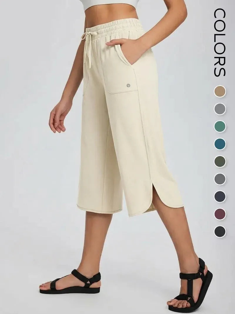 Women’s Wide Leg Active Capri Pants