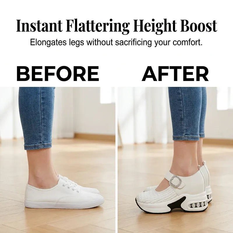 Women’s Woven Platform Mary Jane Sneakers
