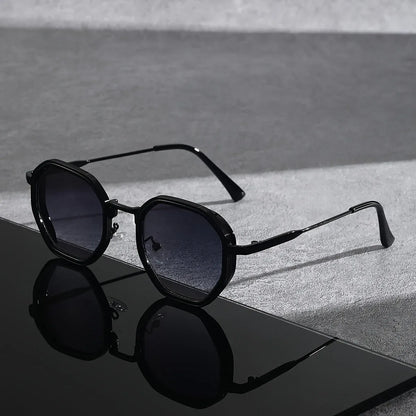 Unisex Octagonal Frame Sunglasses