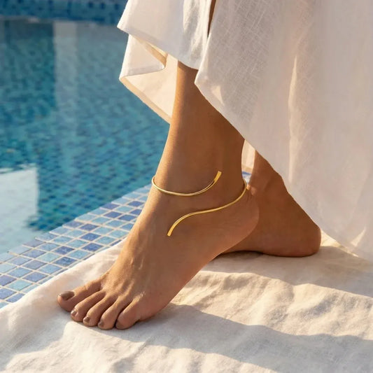 Minimalist Wraparound Anklet Bracelet