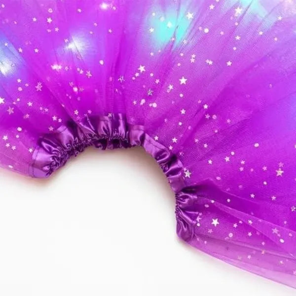 Girls’ Light-Up Star Tulle Tutu Skirt