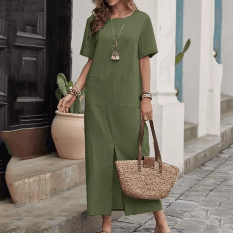 Women’s Casual Split Hem Maxi Dress