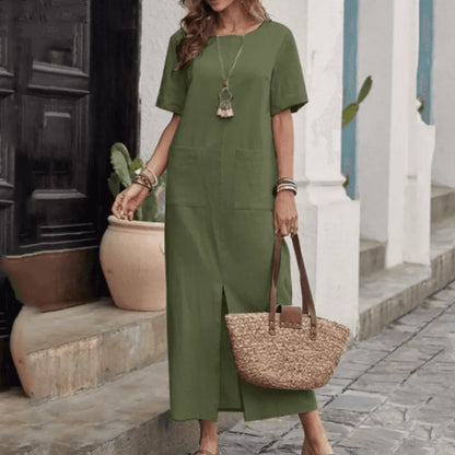 Women’s Casual Split Hem Maxi Dress