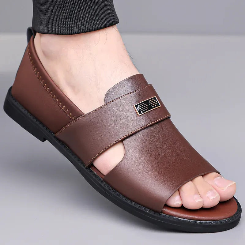 Men’s Open-Toe Slip-On Sandals