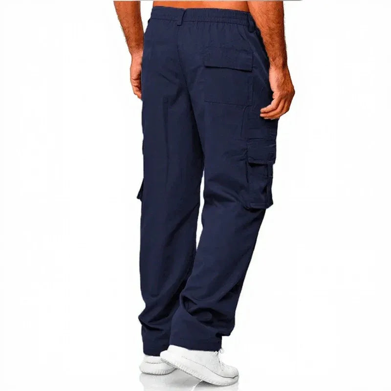 Men’s Urban Cargo Pants with Multi-Pocket Design