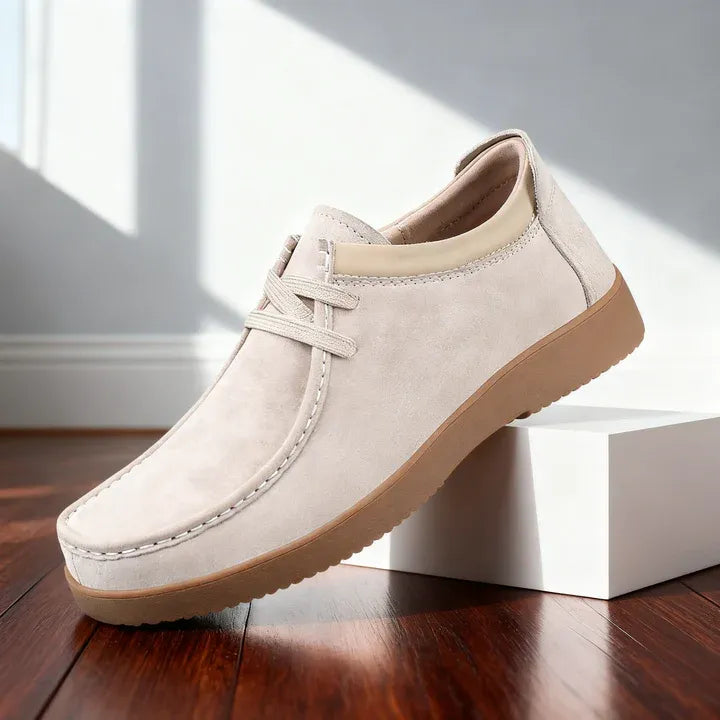 Men’s Suede-Look Moc Toe Casual Shoes