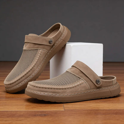 Men’s Breathable Mesh Slip-On Clog Shoes