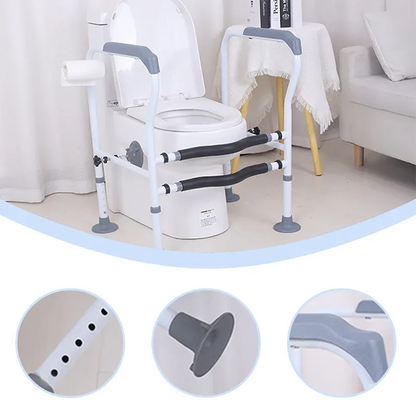 Toilet Frame with Adjustable Legs