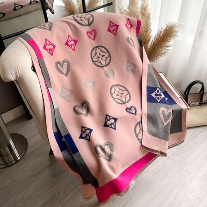 Women's Patterned Shawl