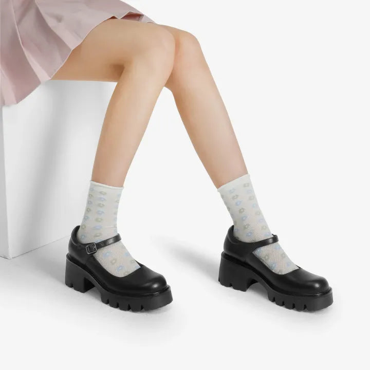 Women's Platform Mary Jane Shoes