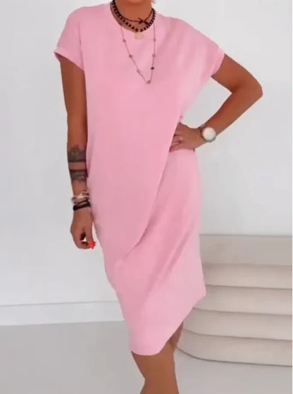 Women’s Oversized Short Sleeve T-Shirt Dress