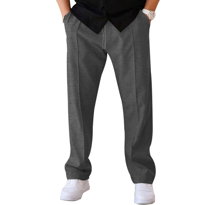 Men's Straight-Leg Drawstring Waist Pants