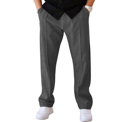 Men's Straight-Leg Drawstring Waist Pants