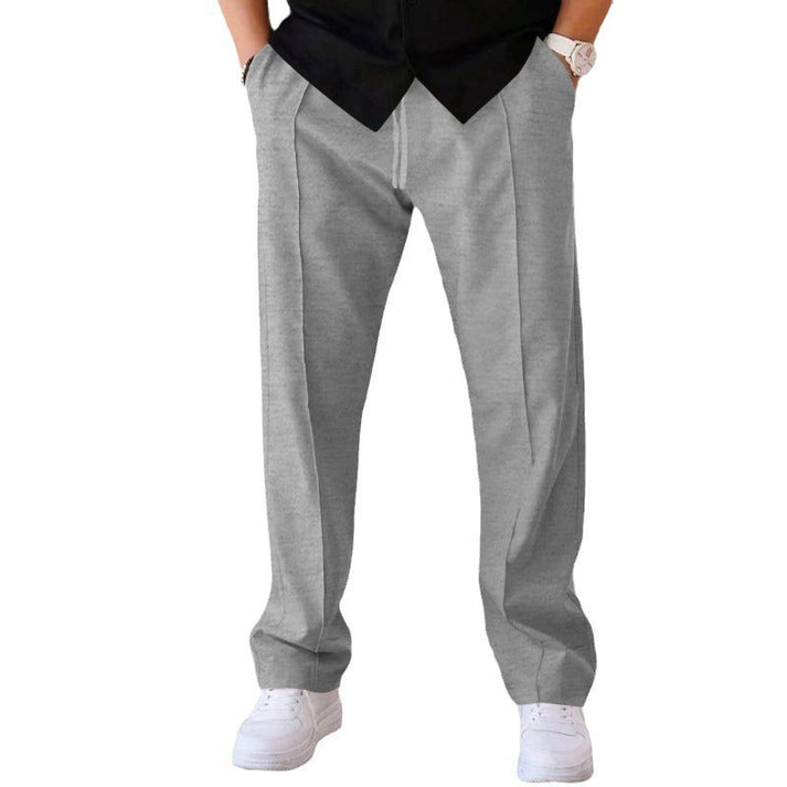 Men's Straight-Leg Drawstring Waist Pants