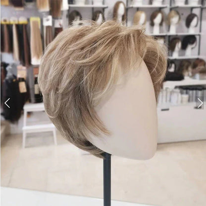 Breathable Human Hair Natural-Look Crop Topper