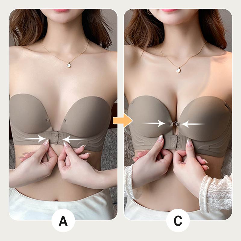 Women's Front Closure Push-Up Bra