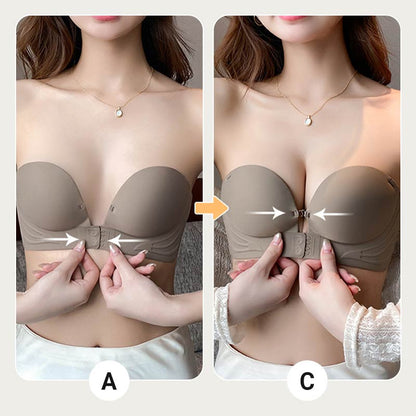 Women's Front Closure Push-Up Bra