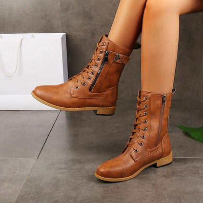 Women's Lace-Up Ankle Boots