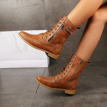 Women's Lace-Up Ankle Boots