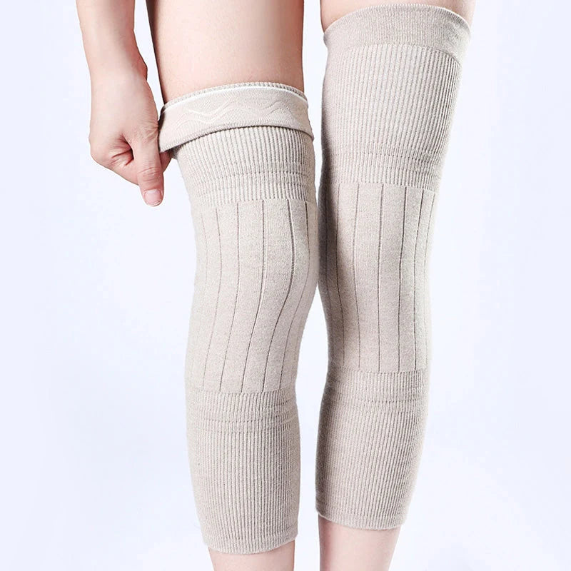 Ribbed Knit Knee Warmers