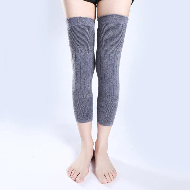 Ribbed Knit Knee Warmers