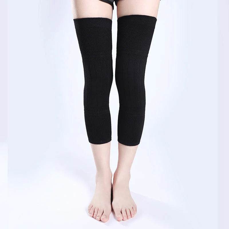 Ribbed Knit Knee Warmers