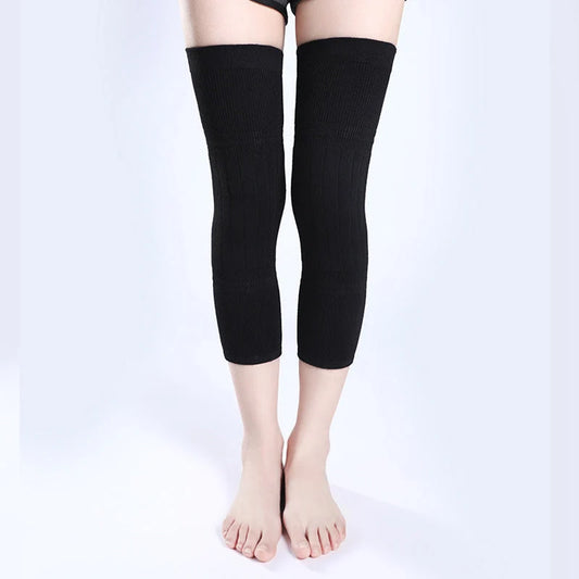 Ribbed Knit Knee Warmers