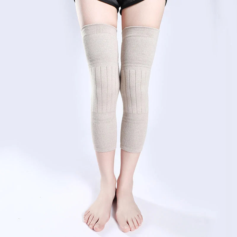 Ribbed Knit Knee Warmers