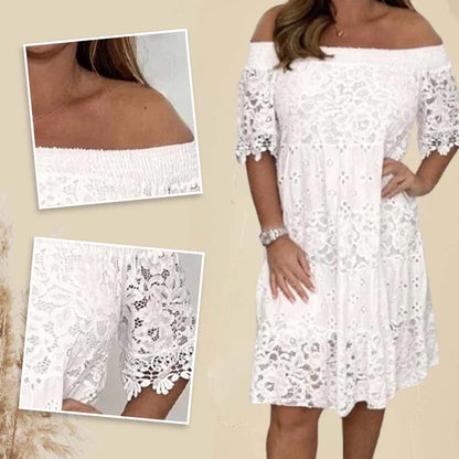 Women's Off-the-Shoulder Lace Dress