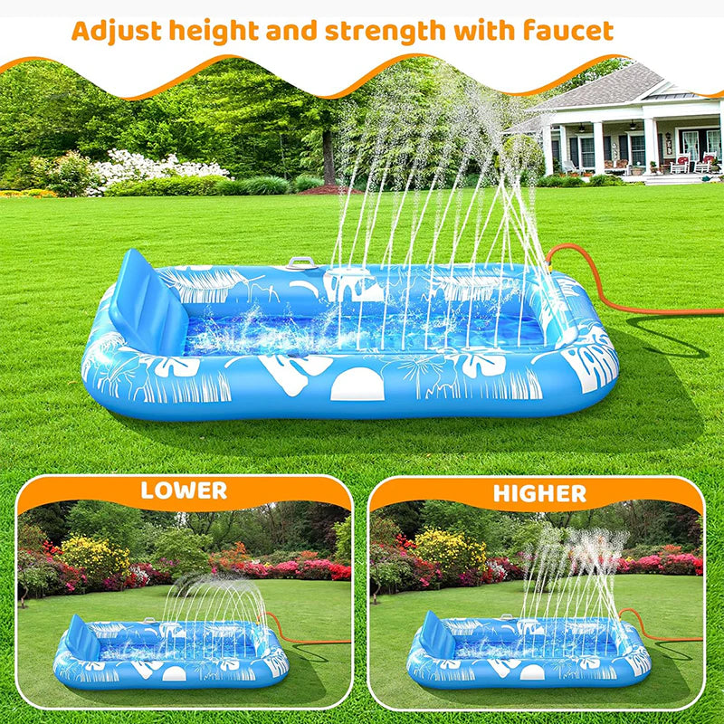 Inflatable Water Spray Pool Lounge
