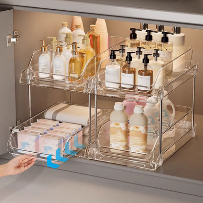 Under-Sink Two-Tier Pull-Out Organizer