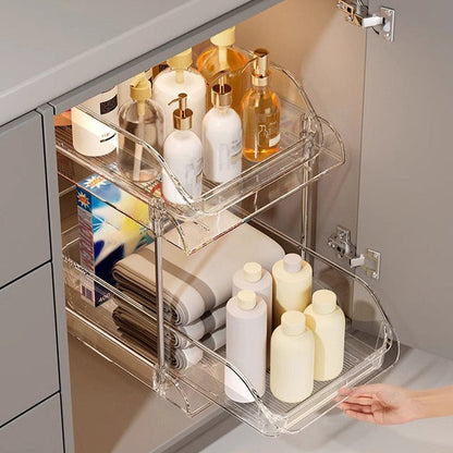 Under-Sink Two-Tier Pull-Out Organizer