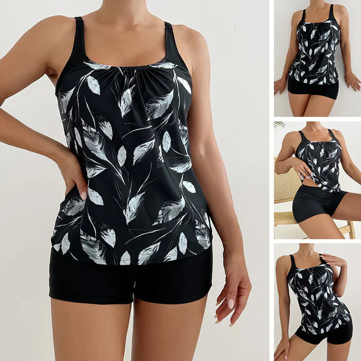 Women's Floral Tankini Swim Set