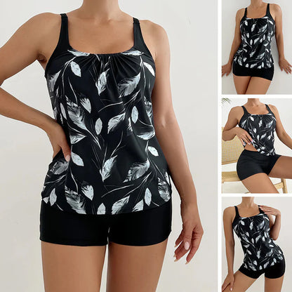 Women's Floral Tankini Swim Set
