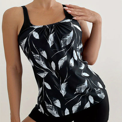 Women's Floral Tankini Swim Set