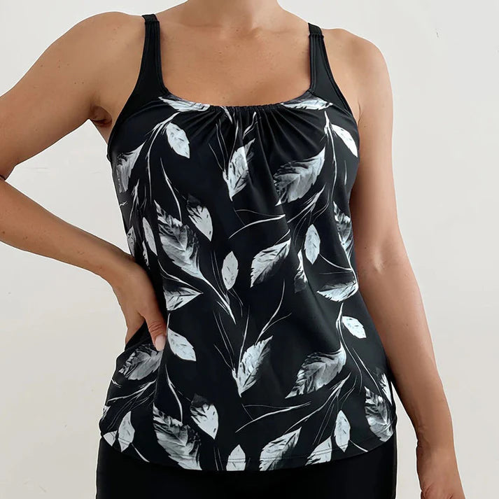 Women's Floral Tankini Swim Set