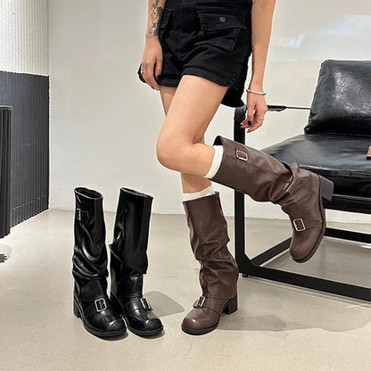 Women’s Chunky Heel Boots