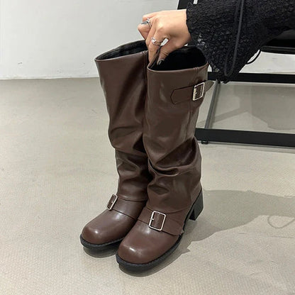 Women’s Chunky Heel Boots