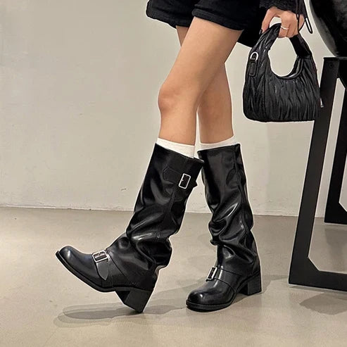 Women’s Chunky Heel Boots