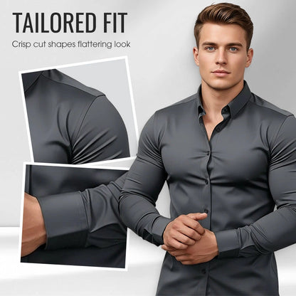 Men's Button-Down Collared Shirt
