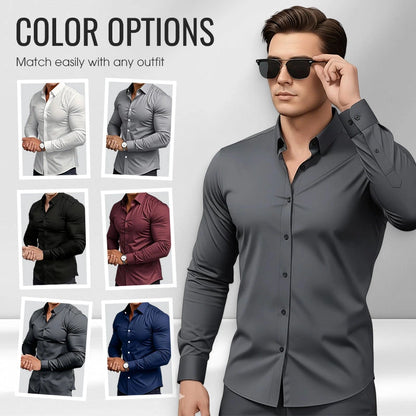 Men's Button-Down Collared Shirt