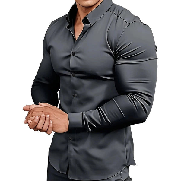 Men's Button-Down Collared Shirt