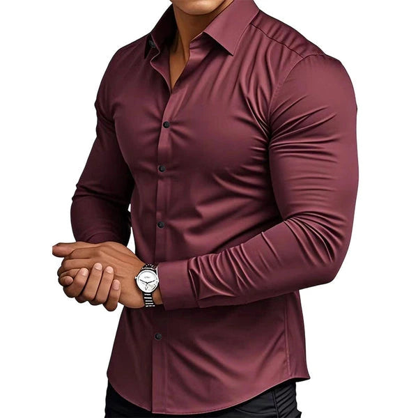 Men's Button-Down Collared Shirt