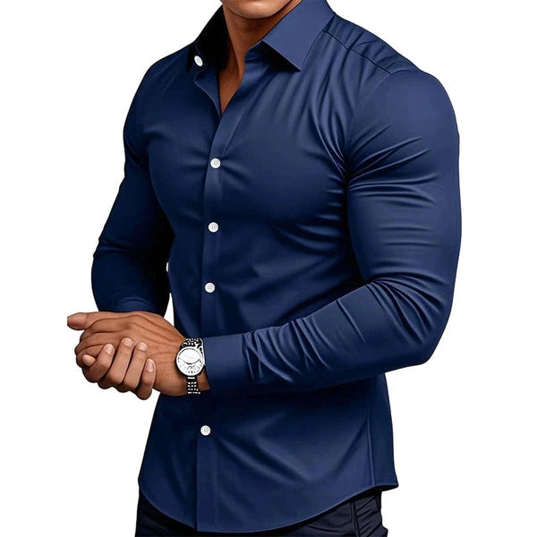 Men's Button-Down Collared Shirt