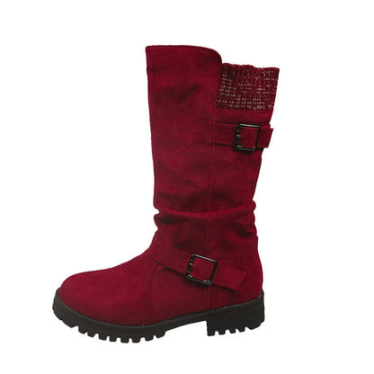Women's Slouch Buckle Boots