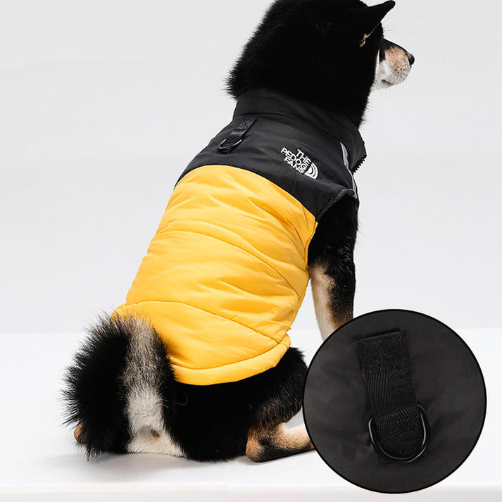 Dog Winter Coat With High Collar