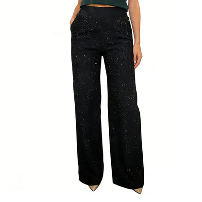 Women's High Waist Straight Leg Pants