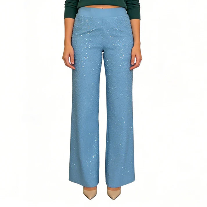 Women's High Waist Straight Leg Pants