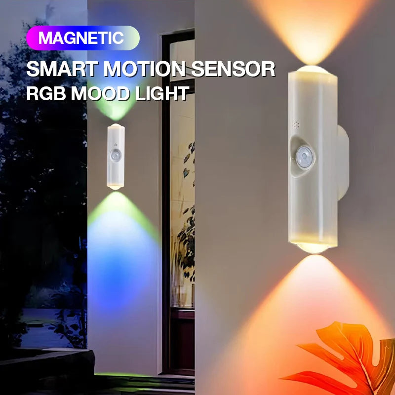 Magnetic Motion Sensor LED Wall Light