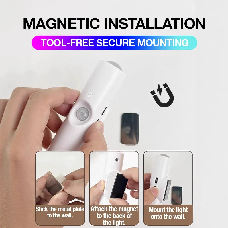 Magnetic Motion Sensor LED Wall Light